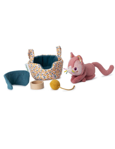 JEANNE EL GATO Y SU CESTA